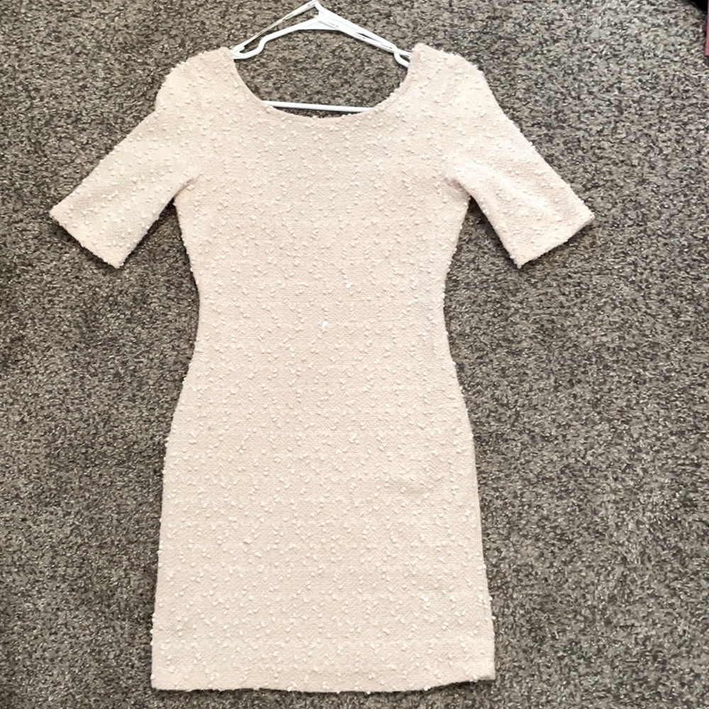 Forever 21 scoop back bodycon dress with sequins
